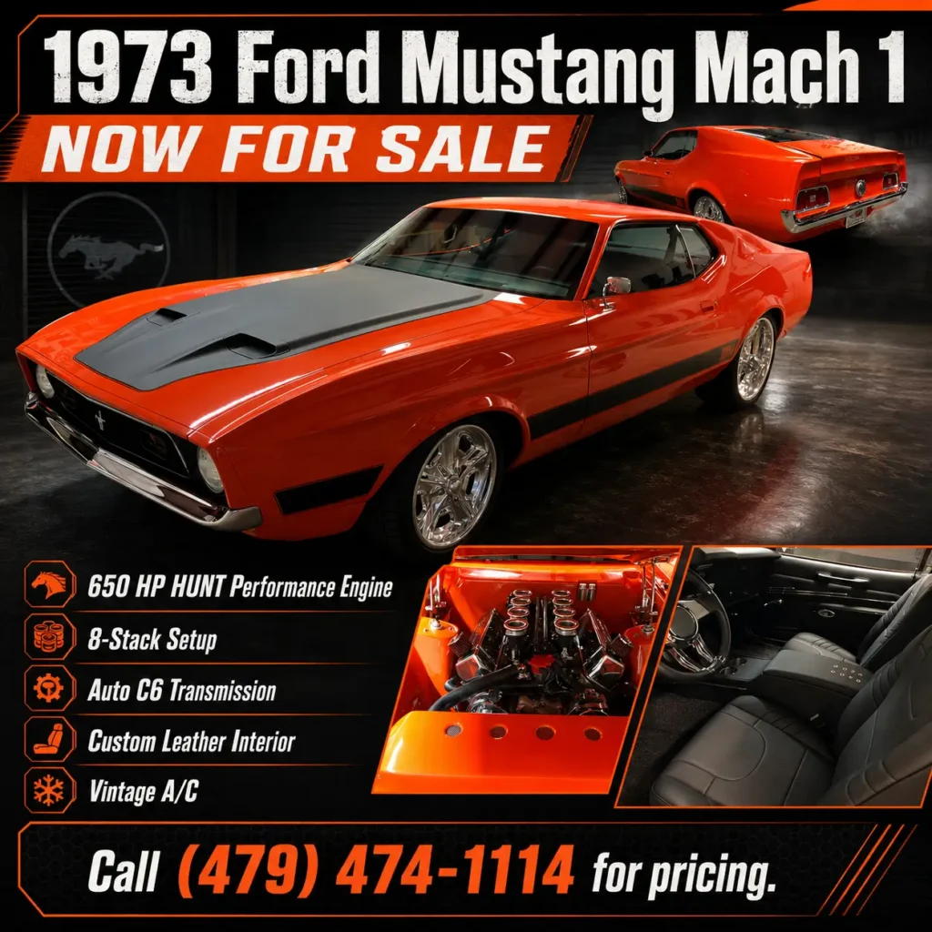 FOR SALE: 1973 Ford Mustang Mach 1